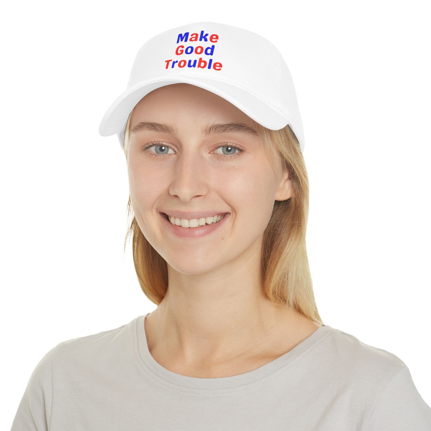 Make Good Trouble Embroidered Baseball Cap