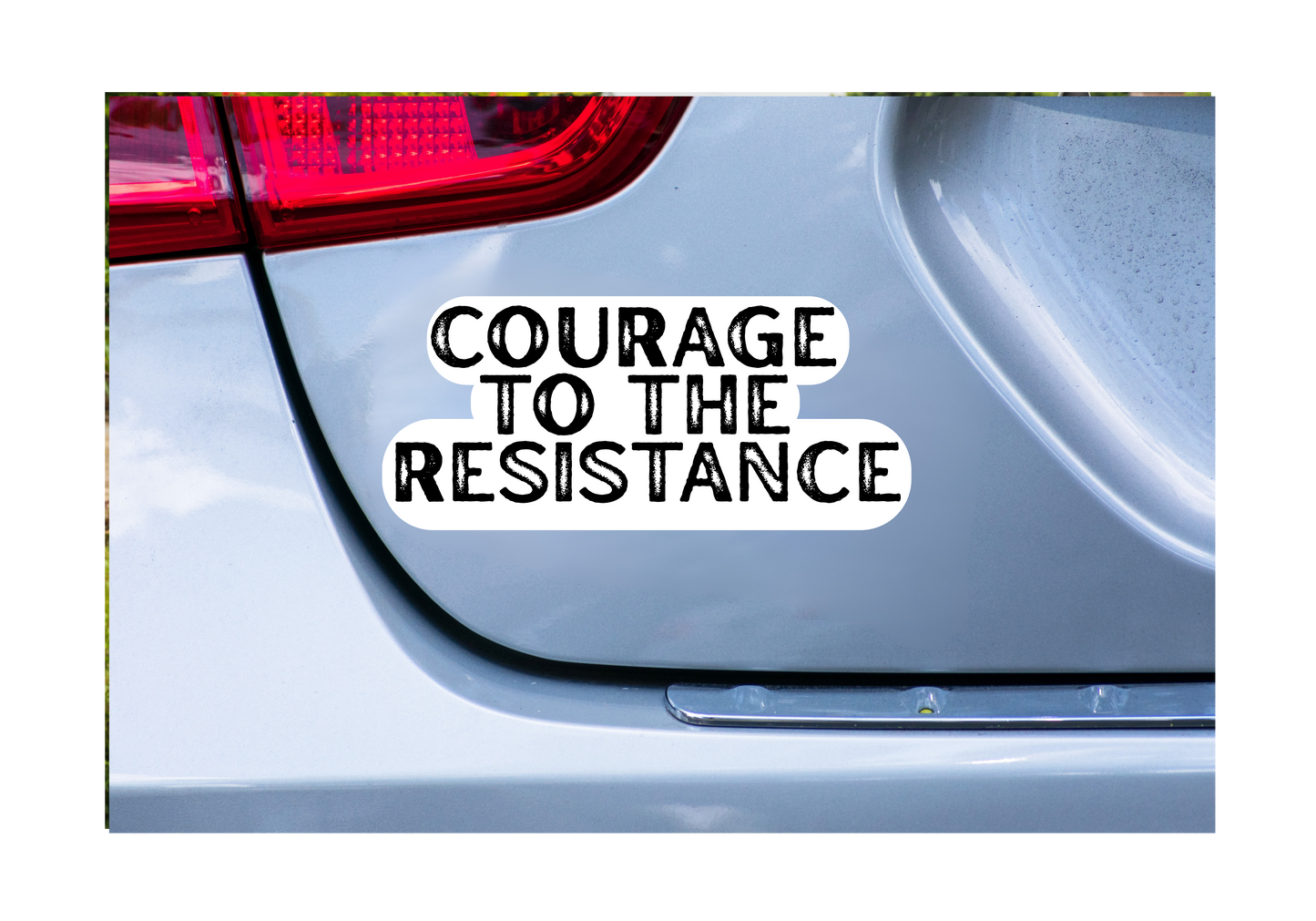 Courage to the Resistance Kiss-Cut Vinyl Decals
