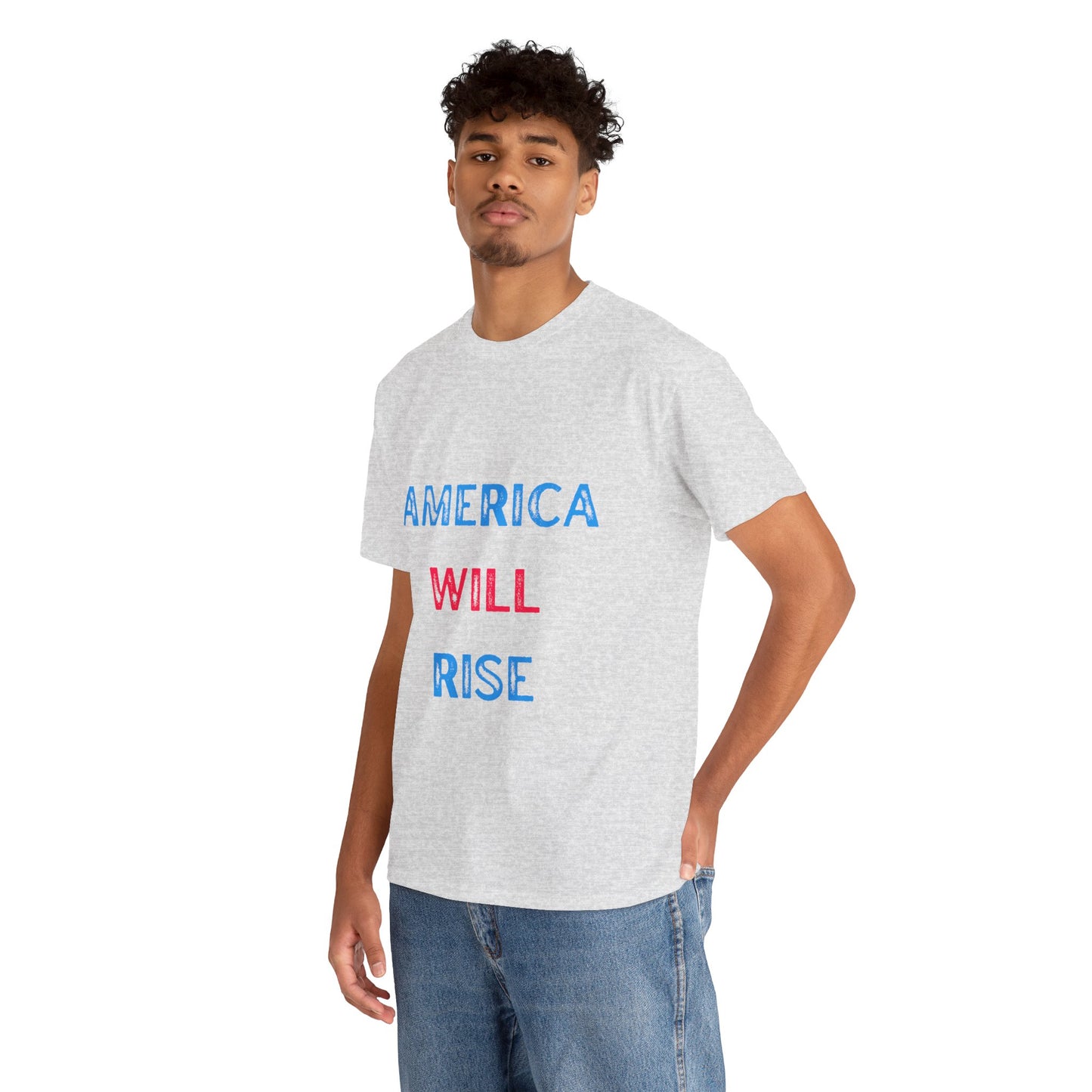 America will Rise Cotton Tee