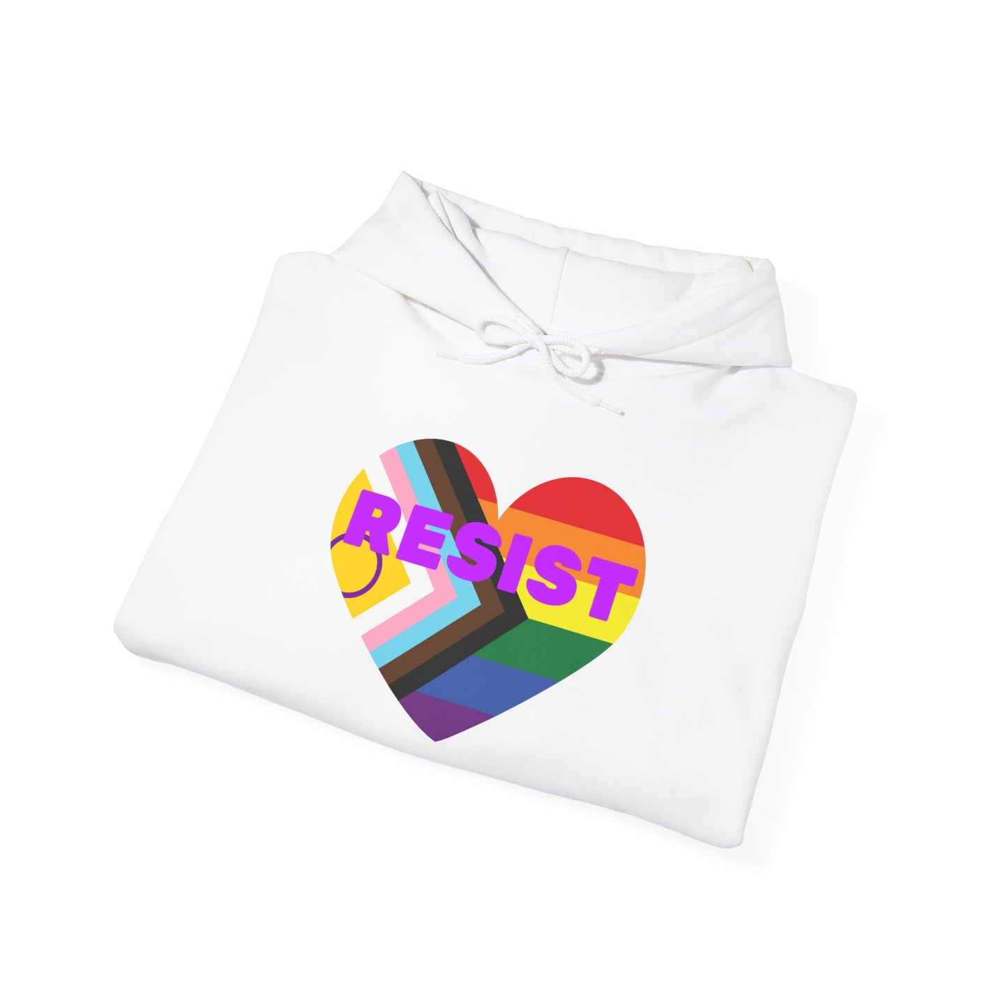 Pride Heart Resist Hoodie