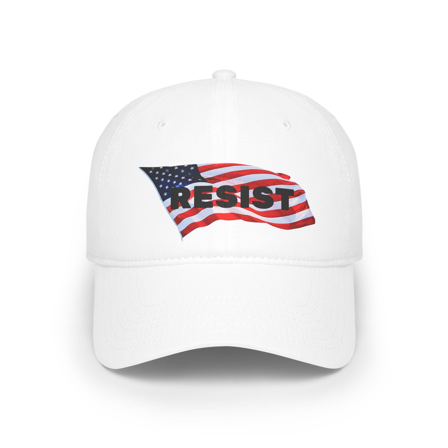 RESIST USA Flag Low Profile Baseball Cap