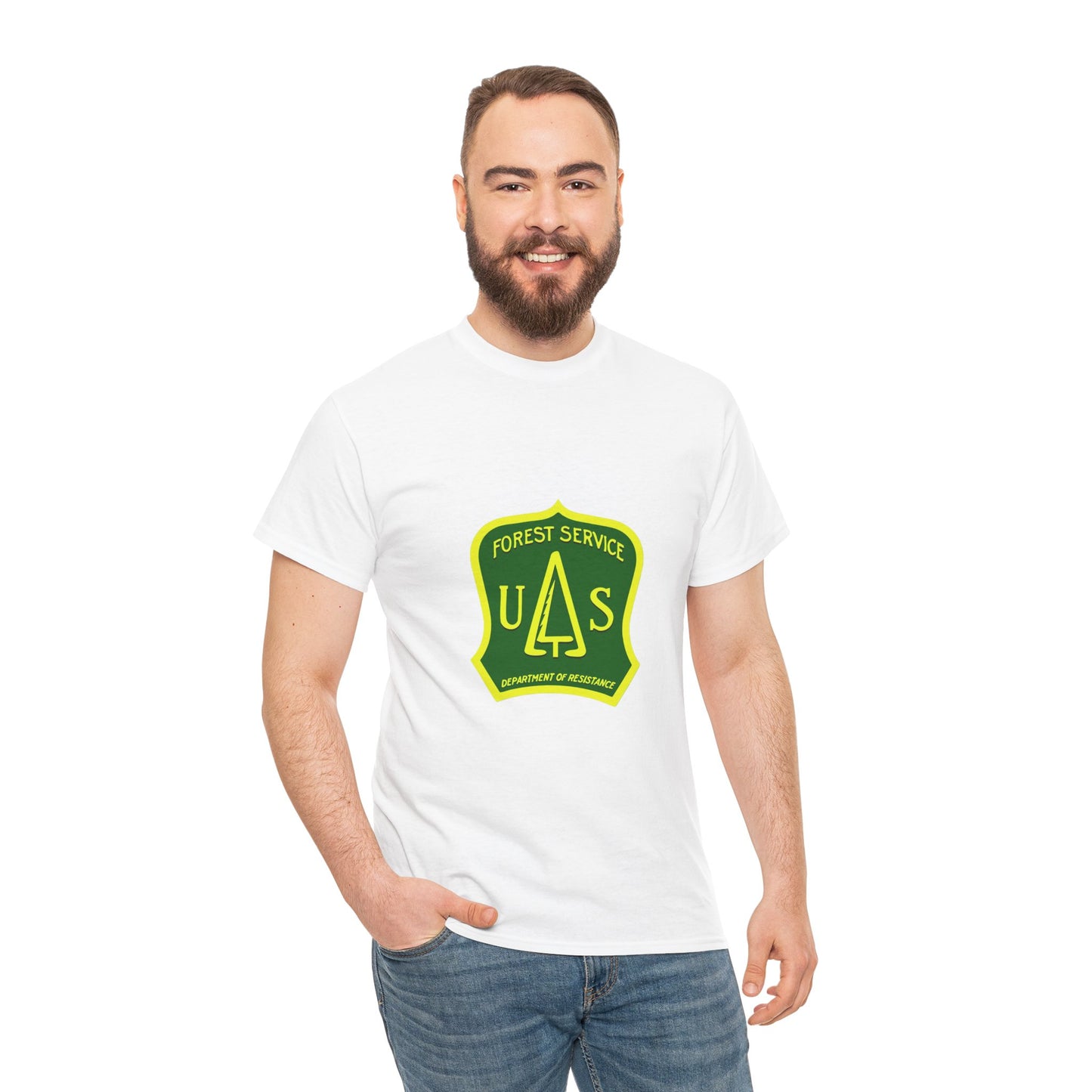 Alt US Forest Service Graphic Tee for activists
