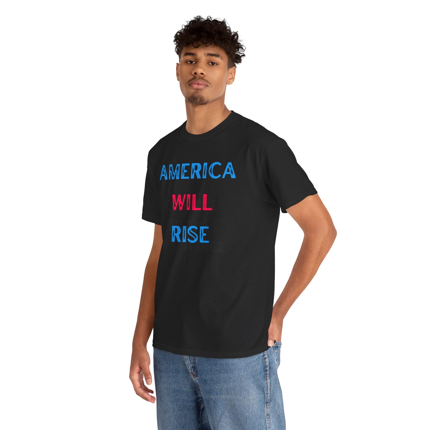 America will Rise Cotton Tee
