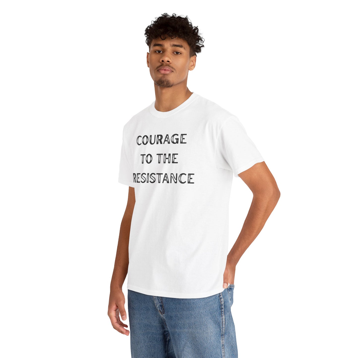 Courage to the Resistance Cotton Tee