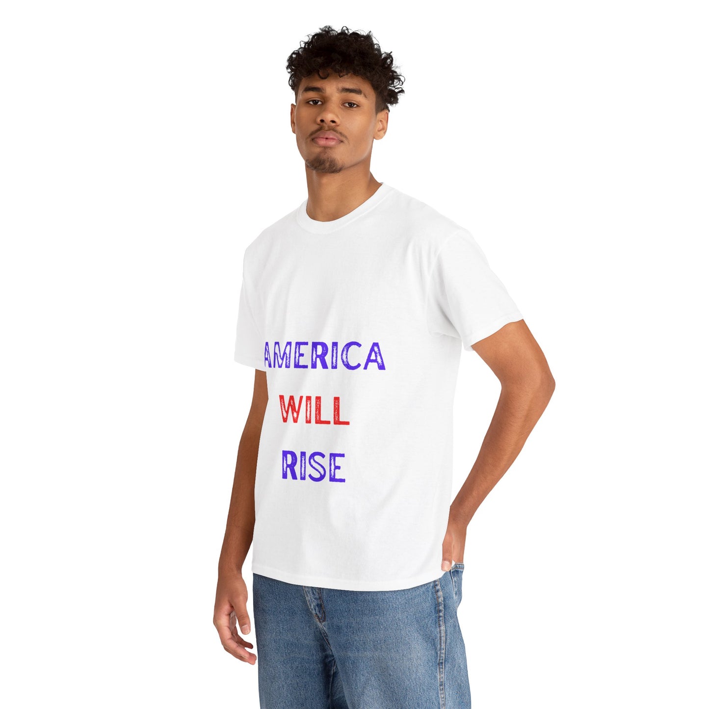 America will Rise Cotton Tee