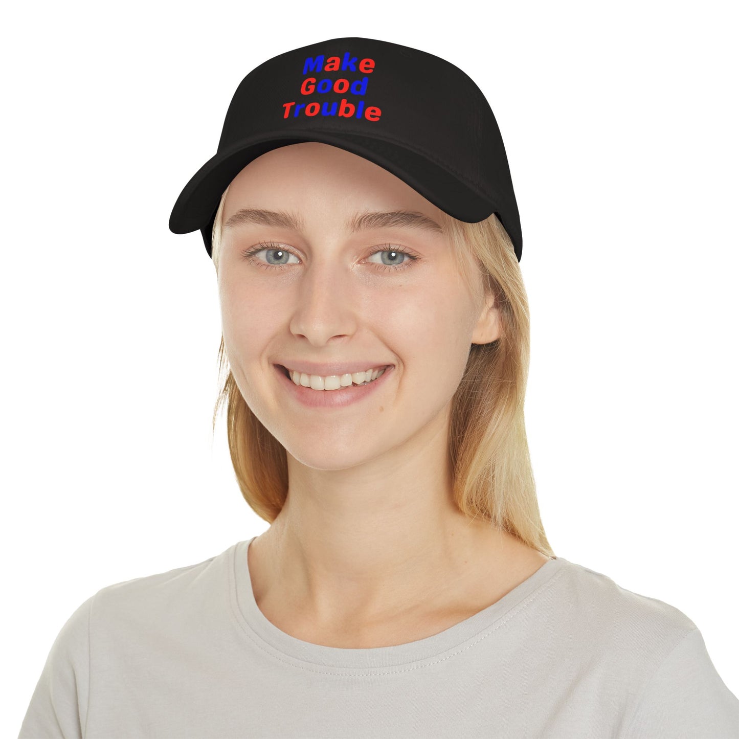 Make Good Trouble Embroidered Baseball Cap
