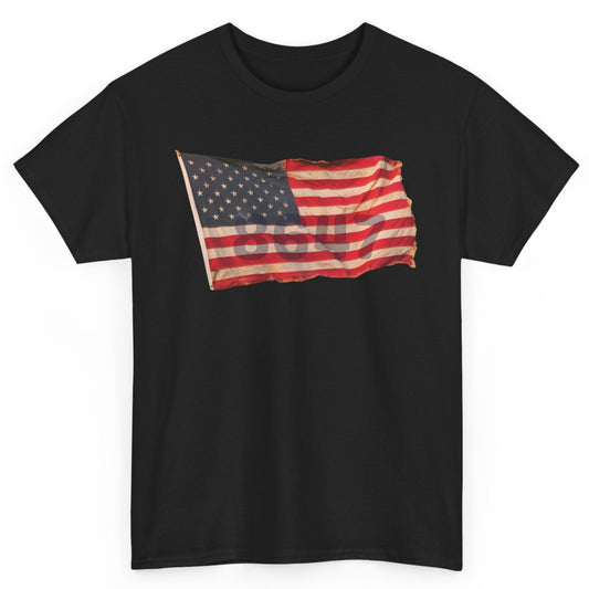 8647 Flag Tee - Unisex Heavy Cotton