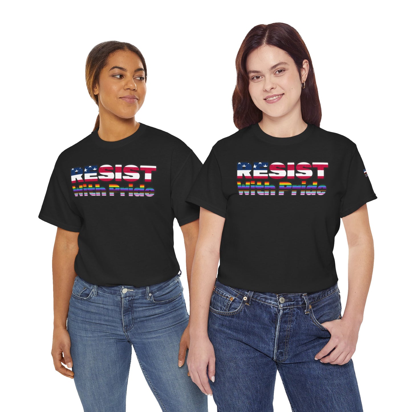 USA 'RESIST' with Pride Graphic Tee