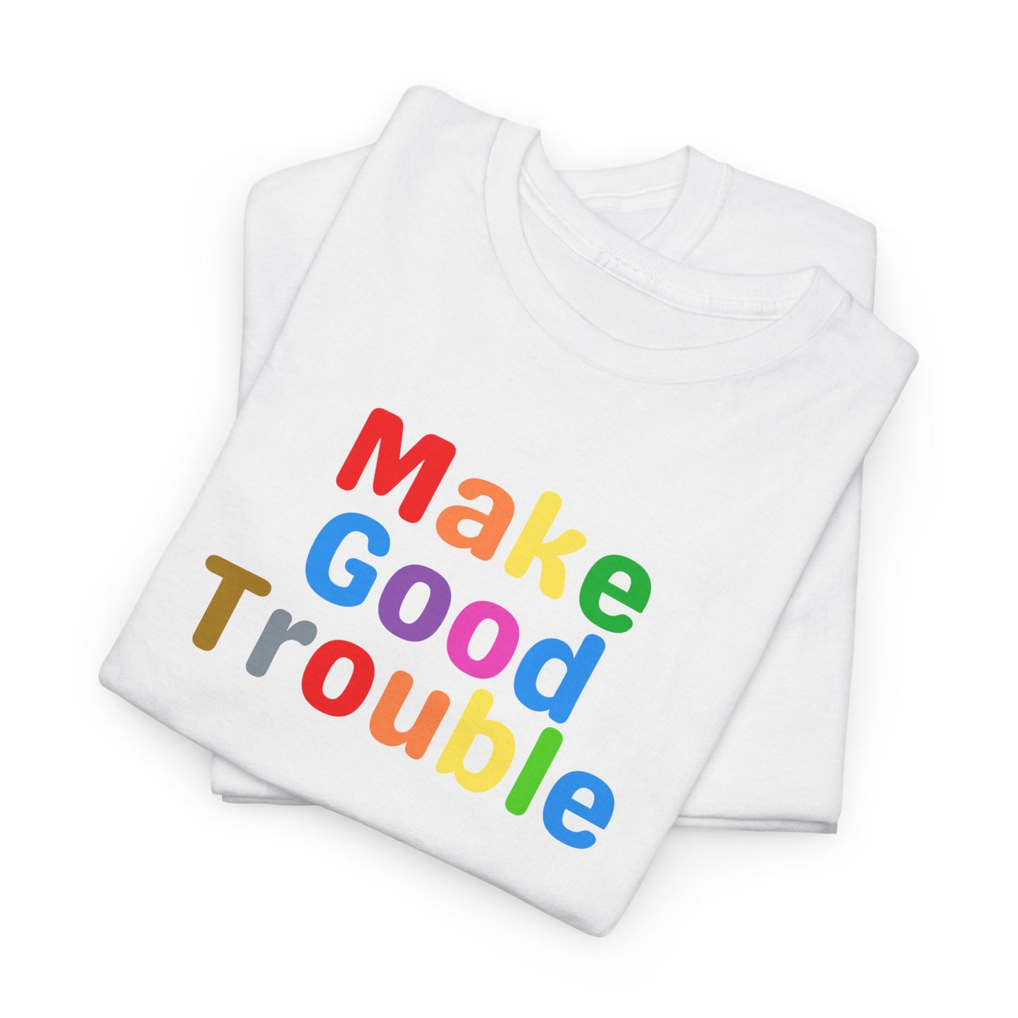 Make Good Trouble Pride colors