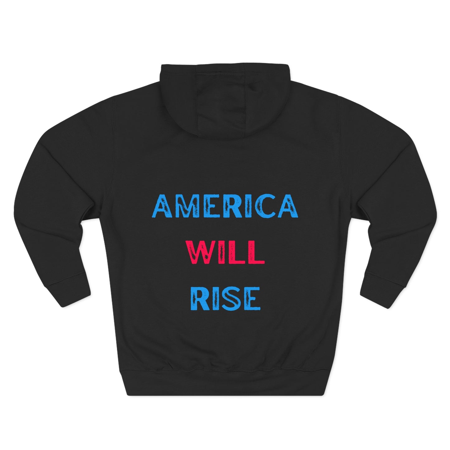America will Rise Hoodie — Fleece Pullover