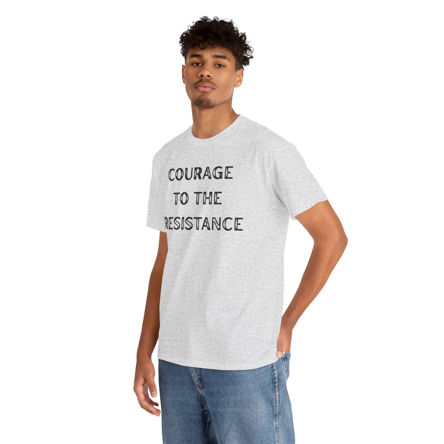 Courage to the Resistance Cotton Tee