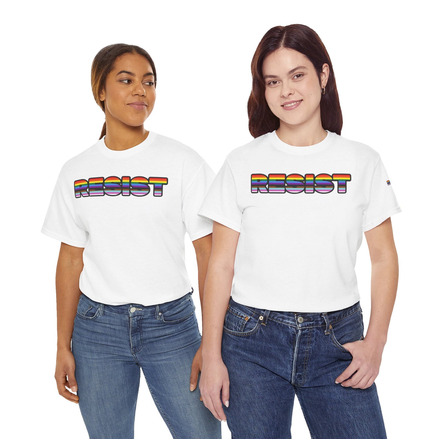 LGBTQ+ FLAG RESIST Tee