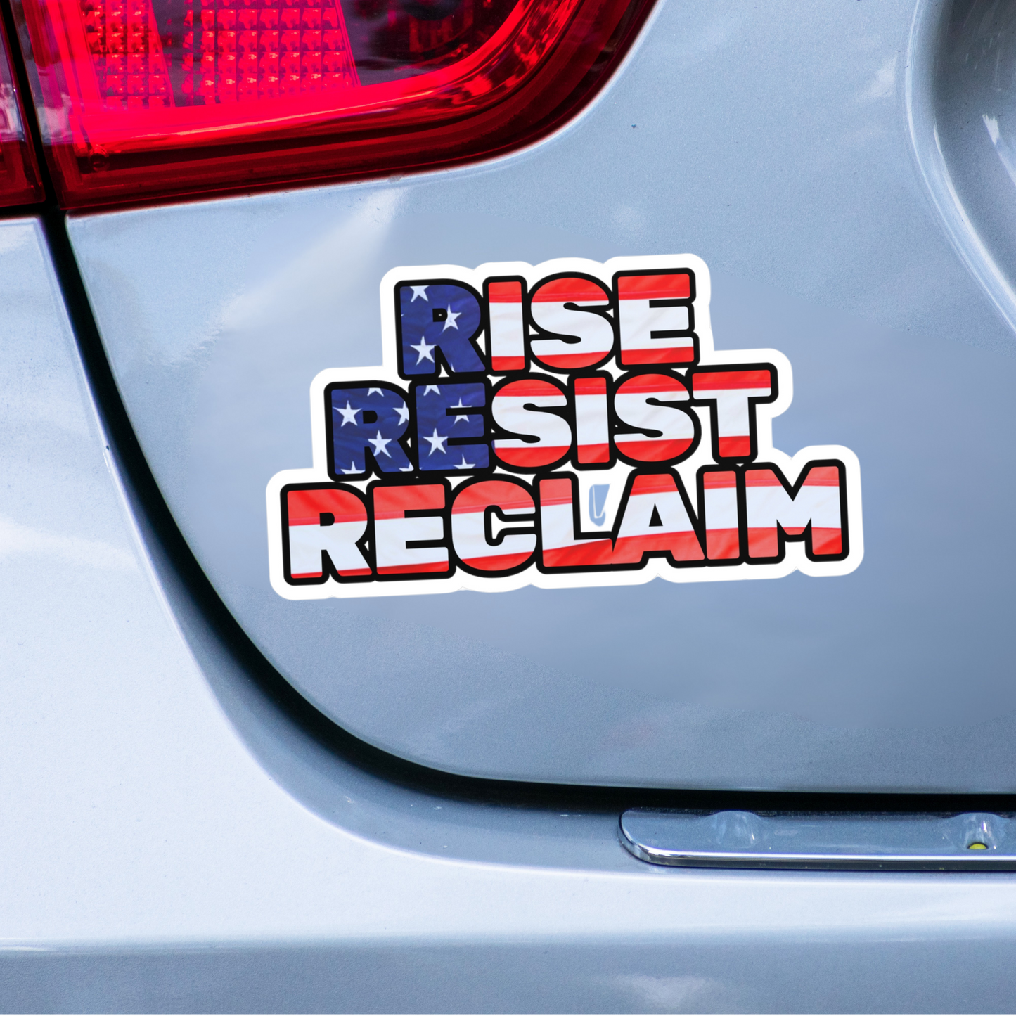 Rise Resist Reclaim Kiss-Cut Vinyl Decals