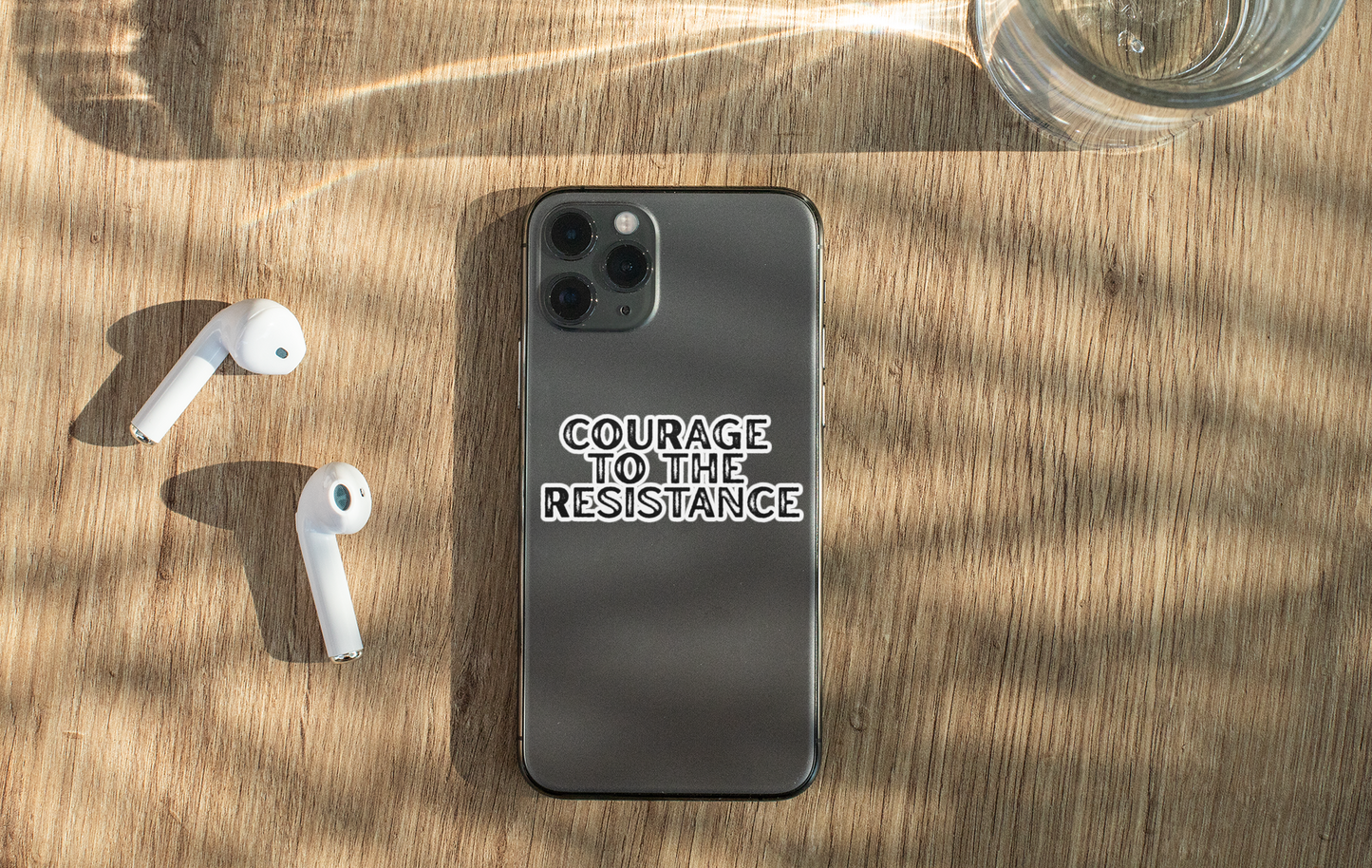 Courage to the Resistance Kiss-Cut Vinyl Decals