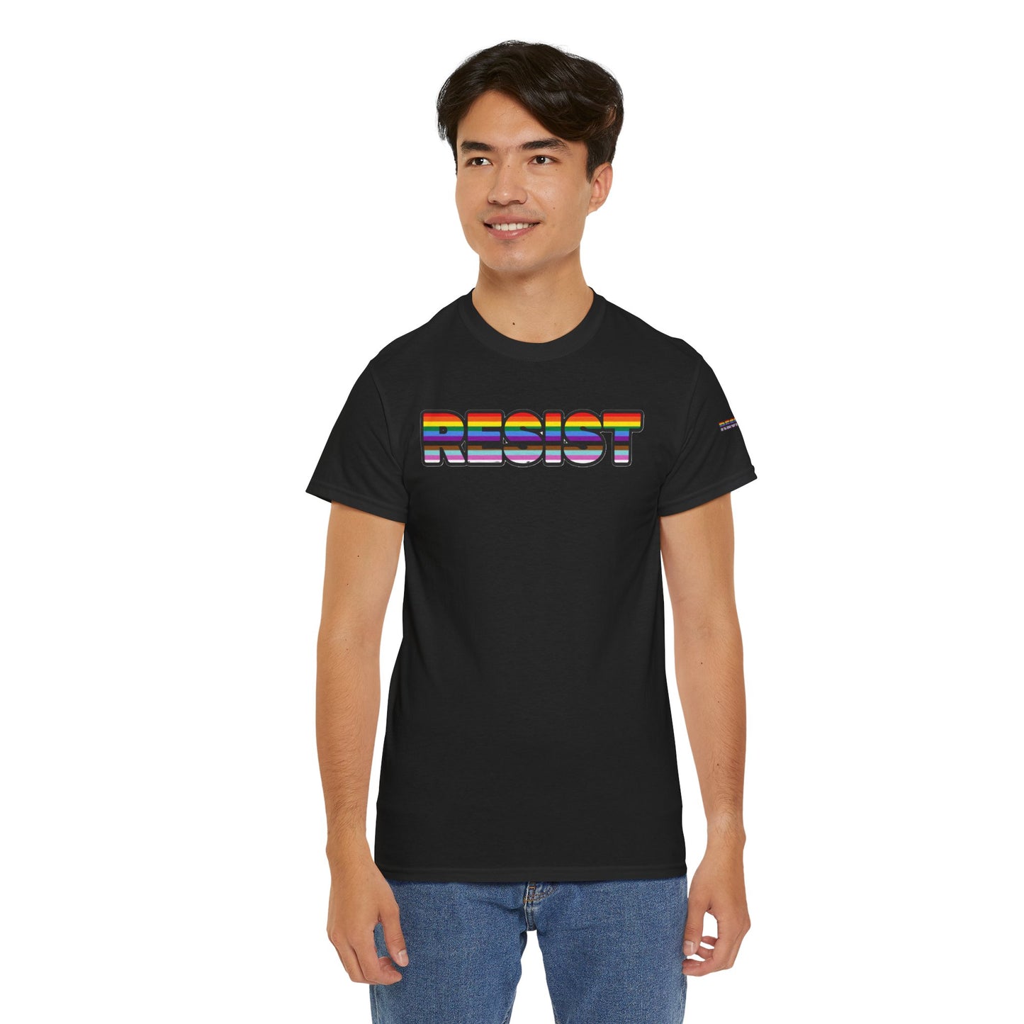 LGBTQ+ FLAG RESIST Tee