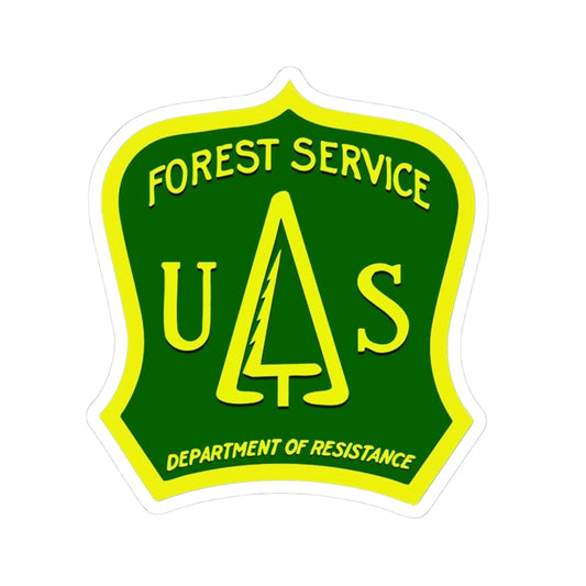 Forest Service Kiss-Cut Stickers - Department of Resistance
