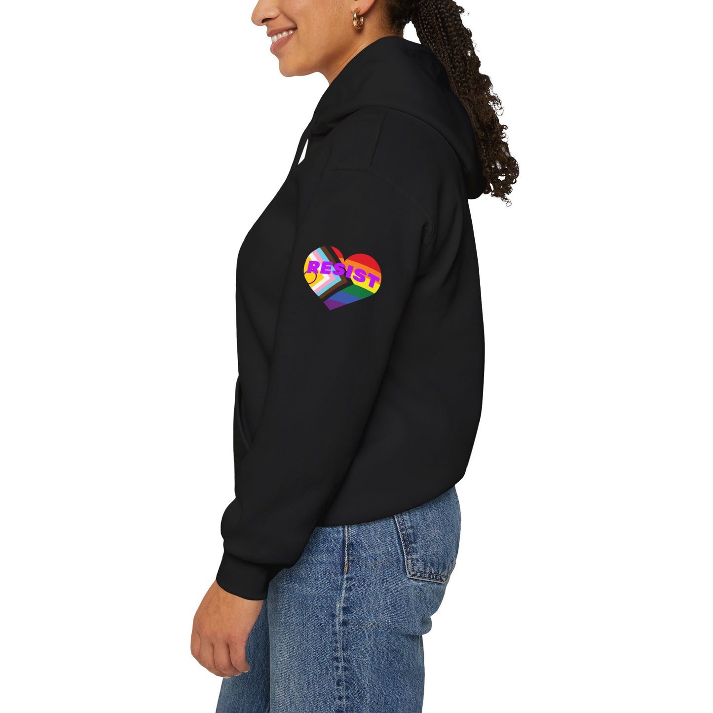 Pride Heart Resist Hoodie