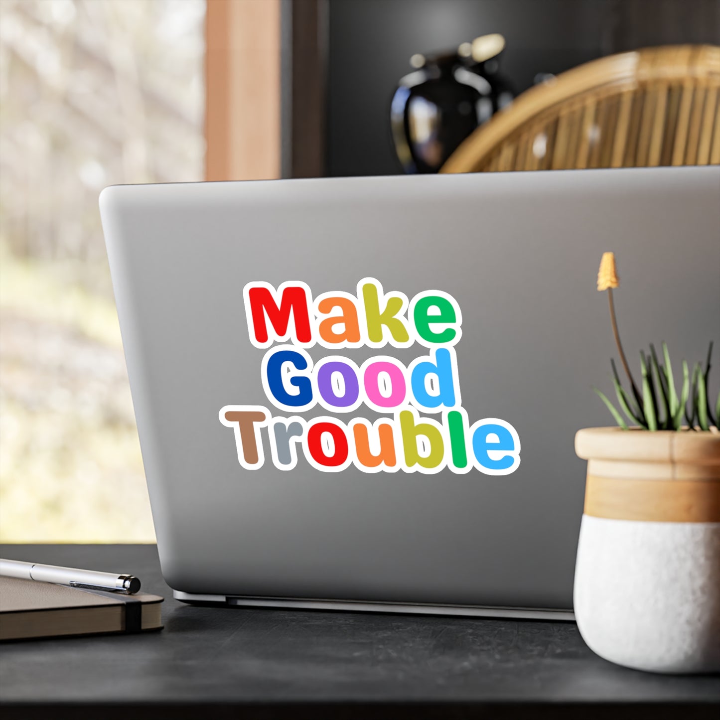 Make Good Trouble Kiss-Cut Vinyl Decals