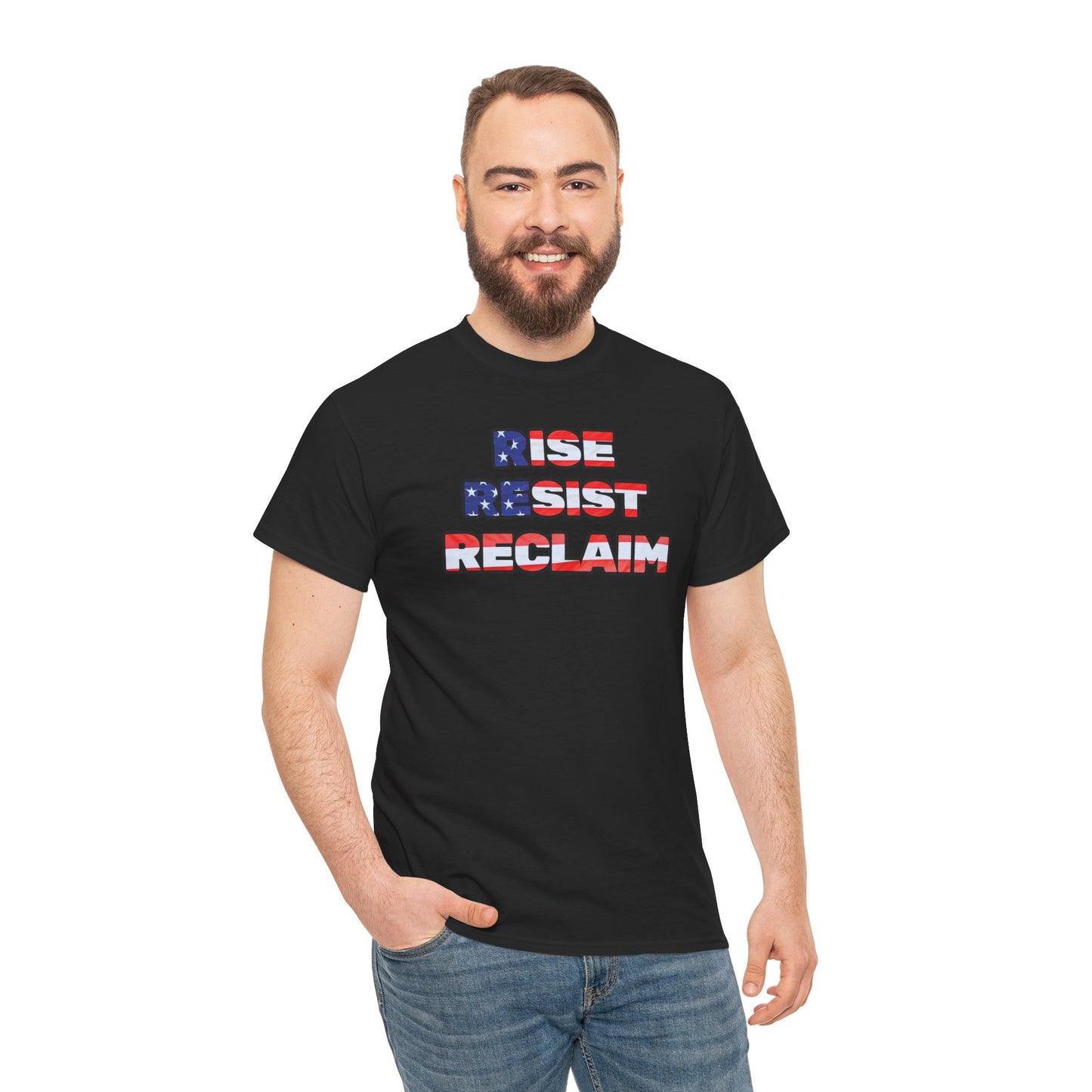 Rise Resist Reclaim cotton Tee