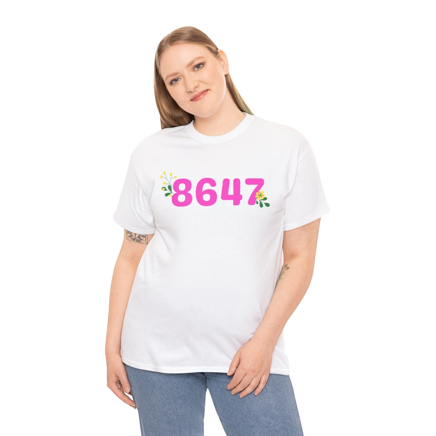8647 Pink Cotton Tee