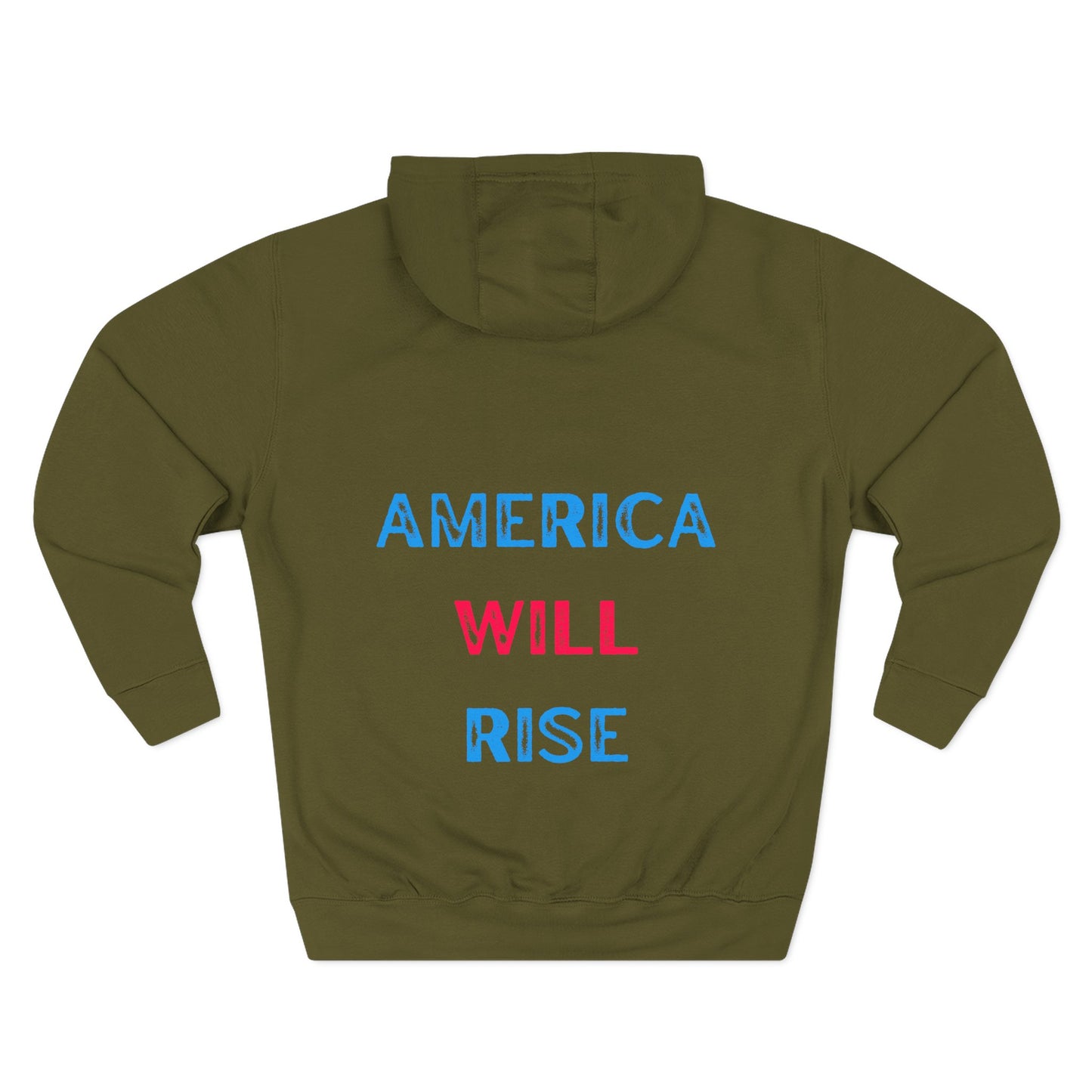 America will Rise Hoodie — Fleece Pullover