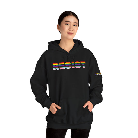 LGBTQ+ FLAG RESIST  Hoodie