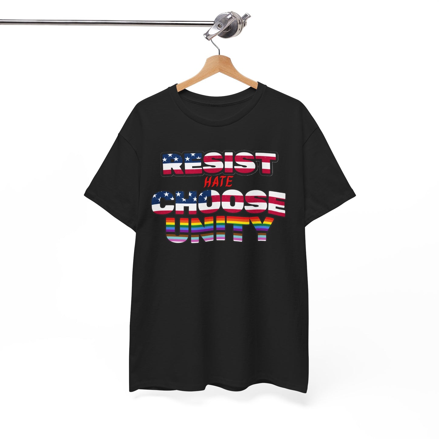 Resist Hate Choose Unity Unisex Heavy Cotton Tee
