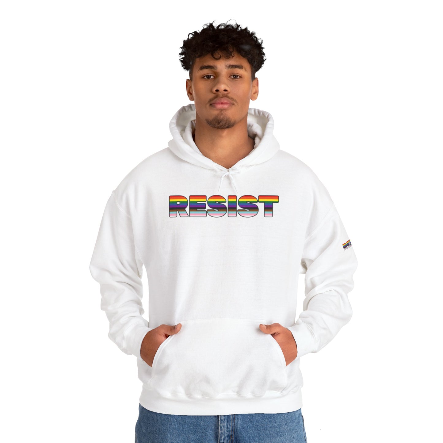 LGBTQ+ FLAG RESIST  Hoodie