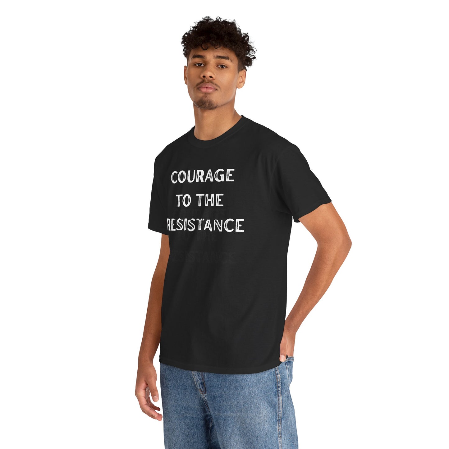 Courage to the Resistance Cotton Tee