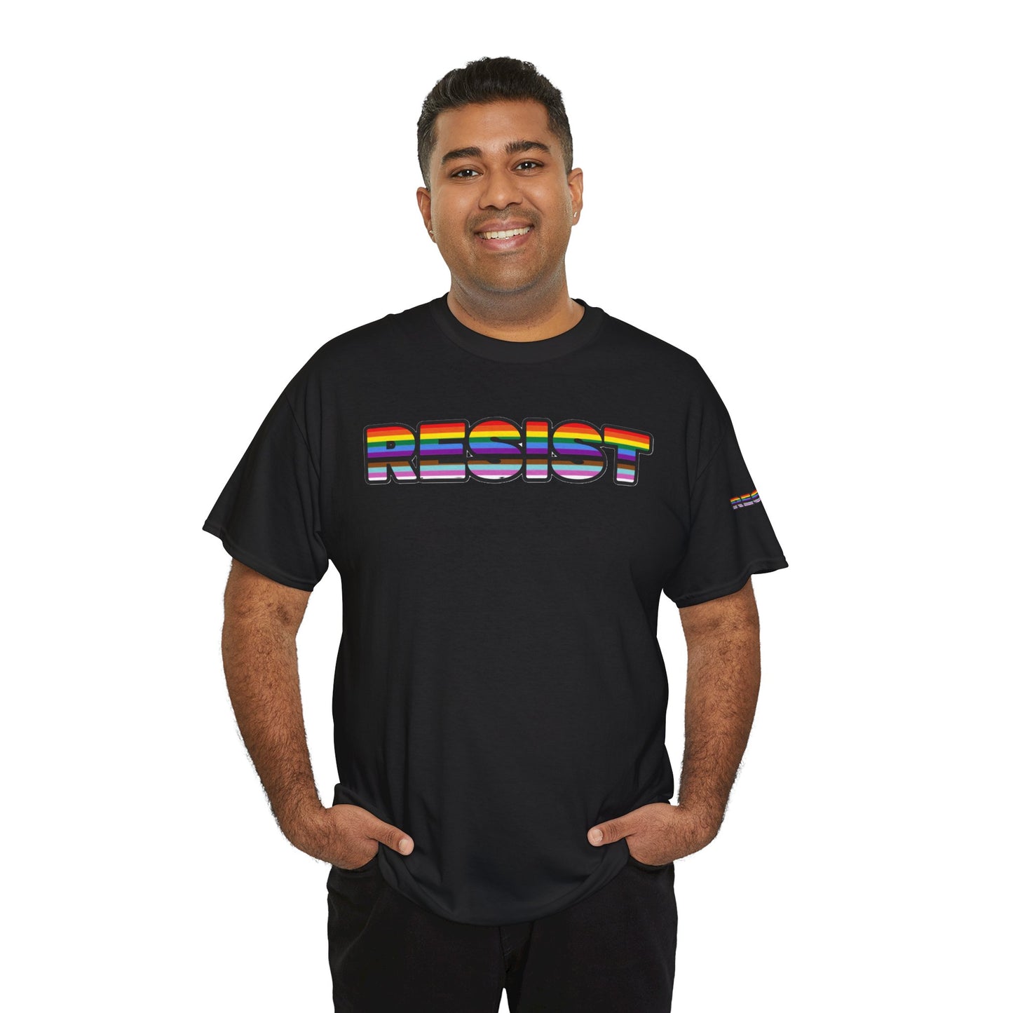 LGBTQ+ FLAG RESIST Tee