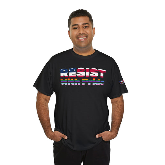 USA 'RESIST' with Pride Graphic Tee