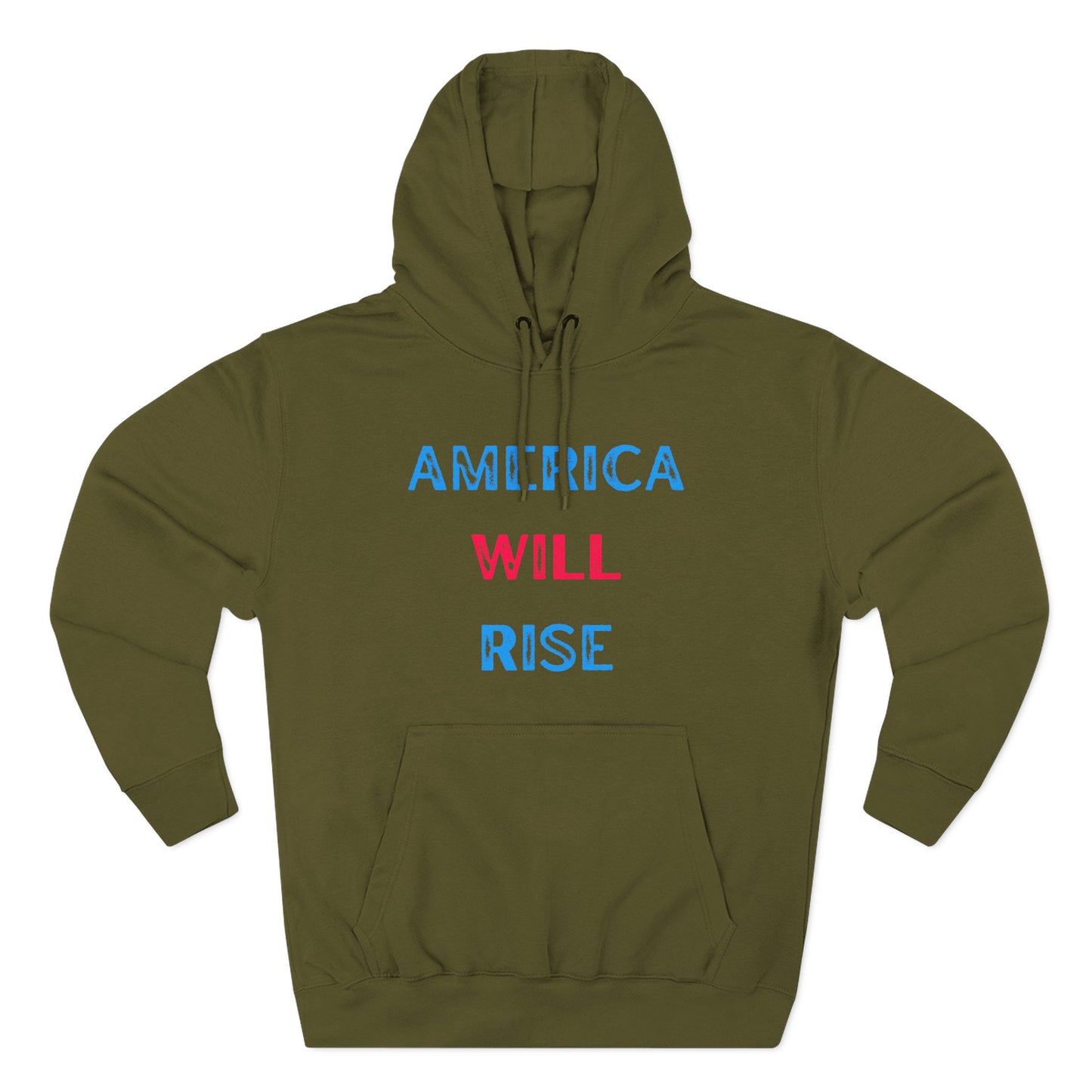 America will Rise Hoodie — Fleece Pullover