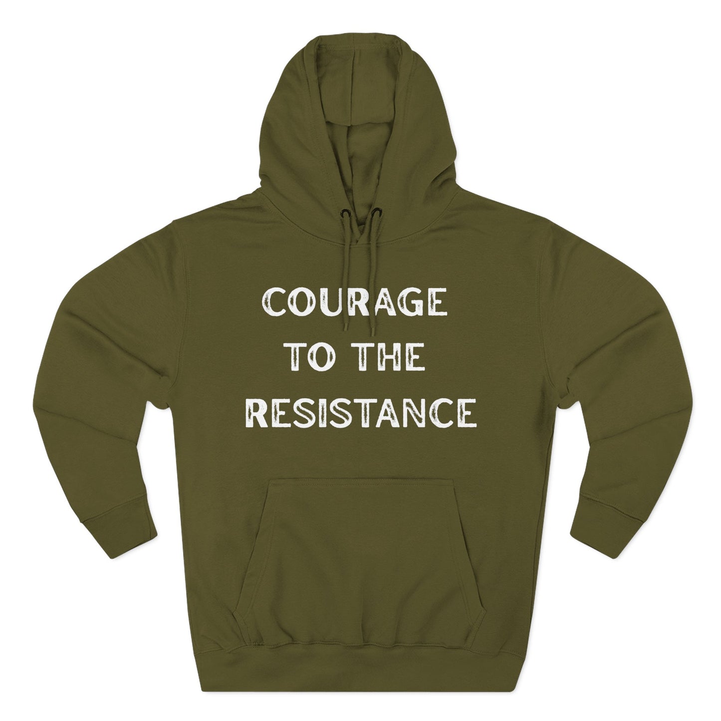 Courage to the Resistance Hoodie —  Fleece Pullover