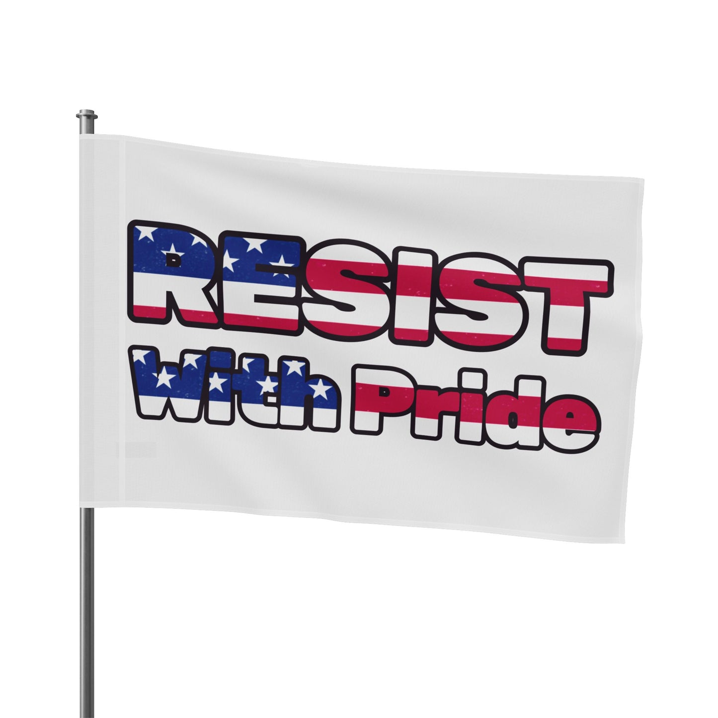 Double Side 'RESIST With Pride' Patriotic Flag