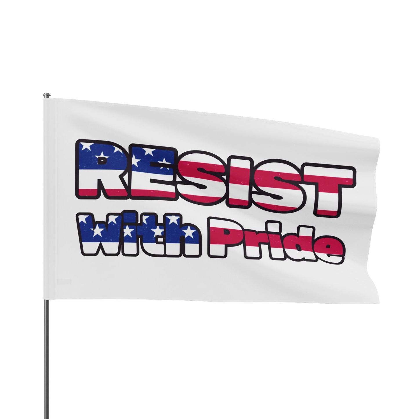 Double Side 'RESIST With Pride' Patriotic Flag