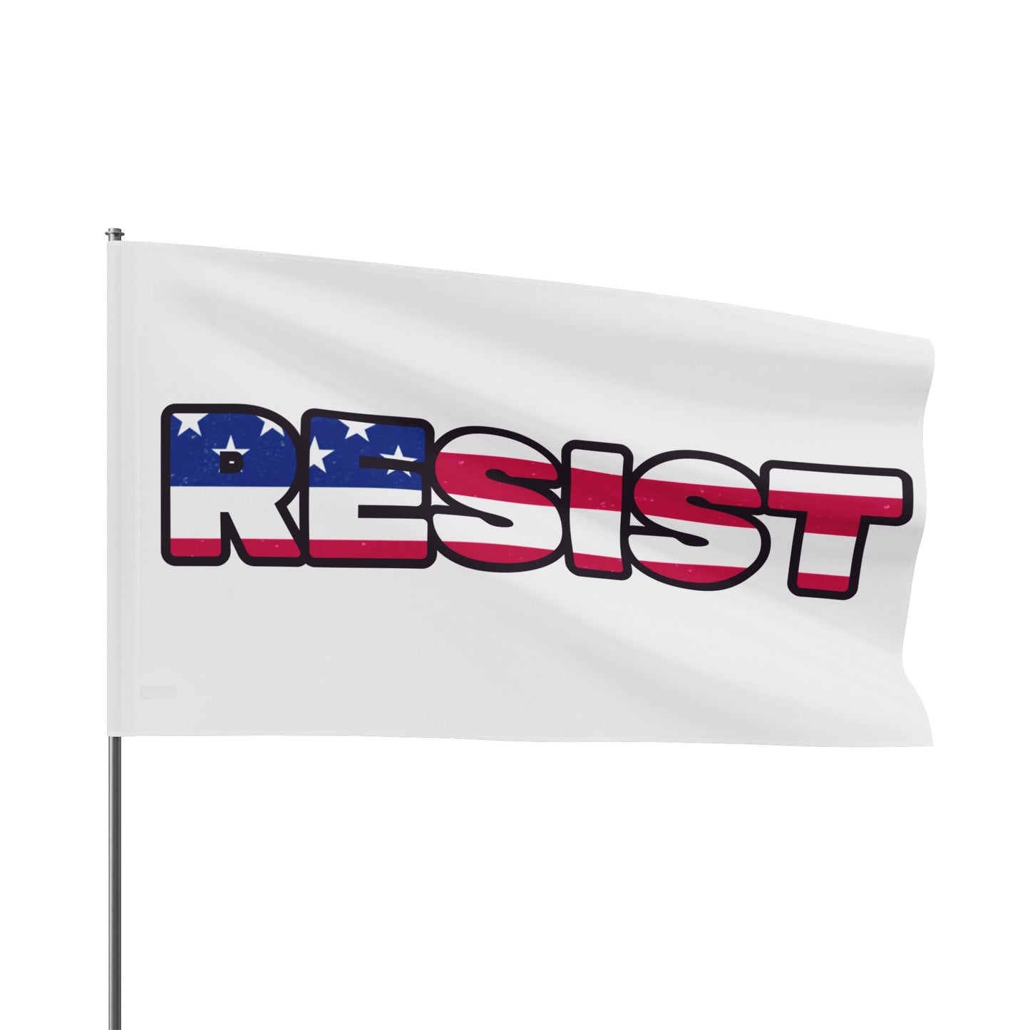 RESIST USA Double-Sided Flag