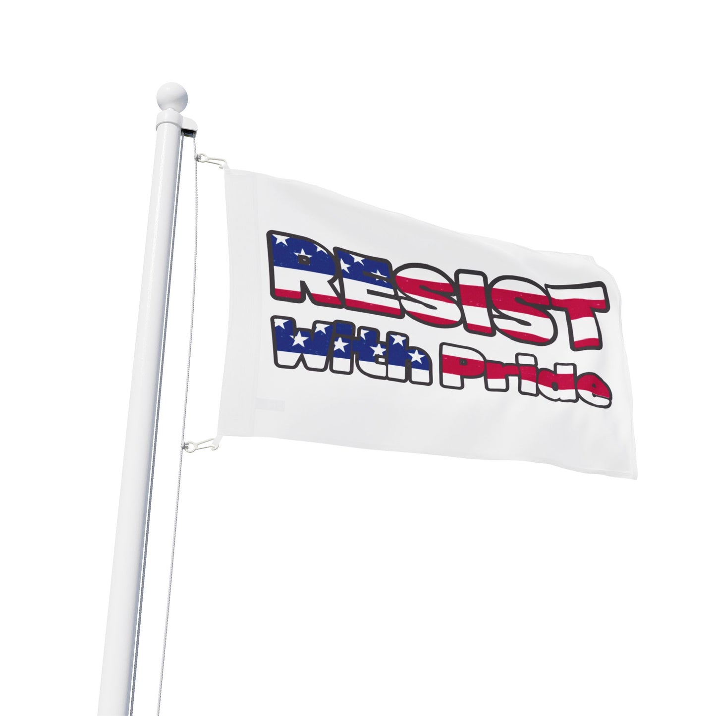 Double Side 'RESIST With Pride' Patriotic Flag